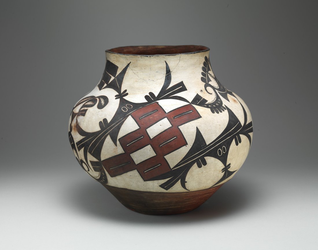Historic Acoma water jar, circa 1880, Metropolitan Museum of Art